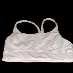 Lulu Lemon White Sports Bra